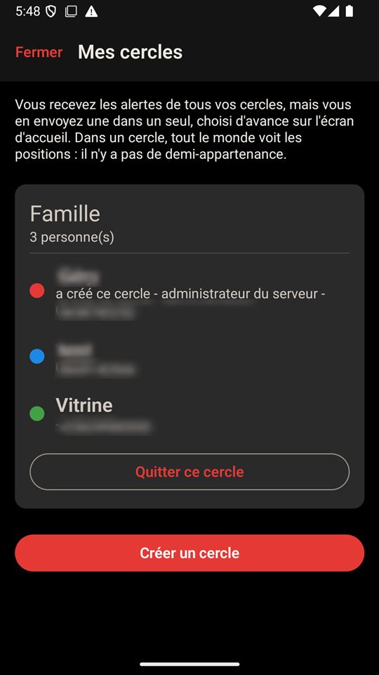 Votre cercle