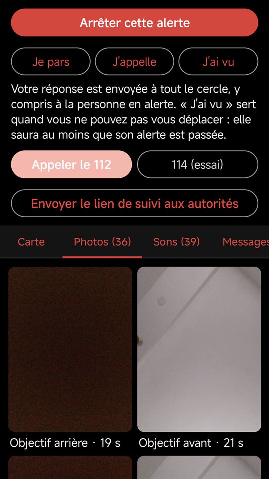Les photos arrivent seules