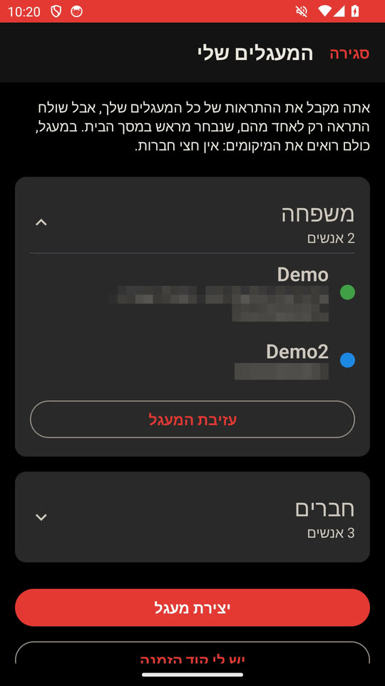 המעגל שלכם