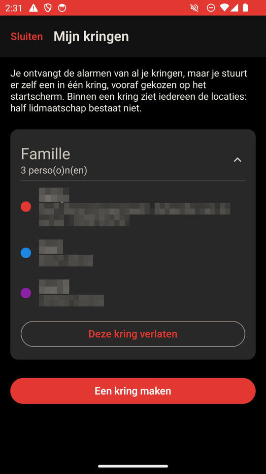 Uw kring