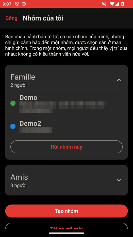Nhóm của bạn
