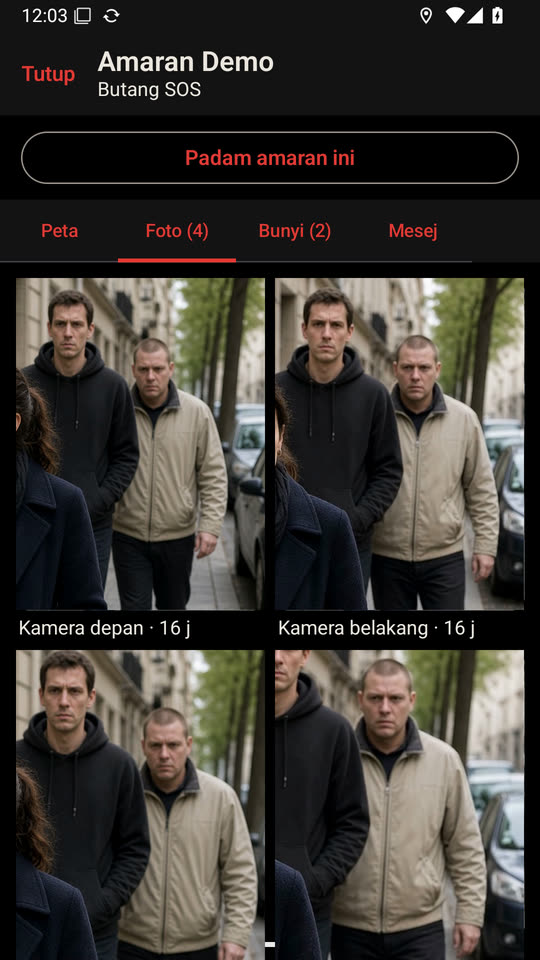 Foto tiba dengan sendirinya
