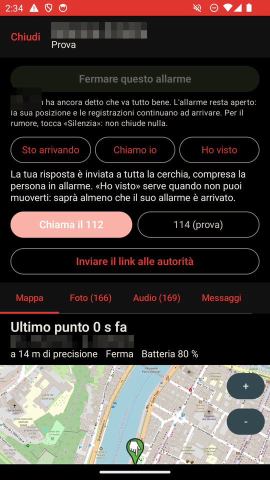 Ciò che vede la sua cerchia