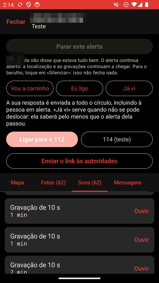 E o som